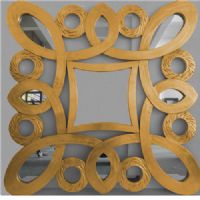 Wholesale Luxury Art Decor UAMR3015 Wood Carving Decorative Wall Art Mirror
