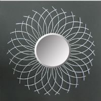 Wholesale Modern 3D Metal Wall Art UAMR3048 Sun Decorative Wall Mirror