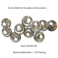 Wholesale Modern Circle 3D Wall Art UASW2066 Abstract Wall Sculpture