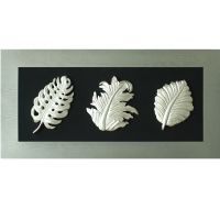 Wholesale Wood Carving Leaf 3D Wall Art
