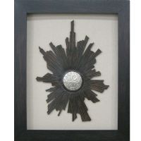 Wholesale Modern Wood Carving 3D Shadow Box UASB1018 Framed Artwork