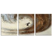 handpainted UACA6122 modern surfing oil paintings