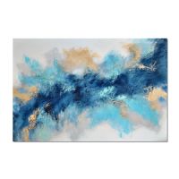 handpainted UACA6017 modern blue wall art paintings