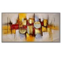 Handpainted CAFA5199 Abstract Oil Paintings Modern Framed Art Paintings