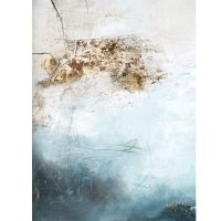 Wholesale UACA6166 Modern Abstract Blue Texture Canvas Wall Art Series