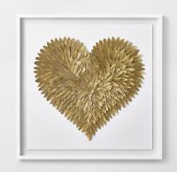 Wholesale Lover Heart 3D Shadow Box UASB1295 Feather Wall Art