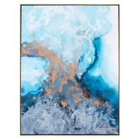 Wholesale Modern Blue Sky Oil Paintings CAFA5064 Abstract Framed Wall Art Paintings