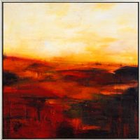 100% Handpainted Abstract Sky Oil Paintings CAFA5240 Modern Landscape Framed Wall Art Paintings