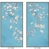 100% Handpainted Chinese Folk Plum of Flower Paintings Modern CAFA5078 Framed Artwork