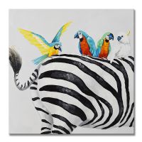 handpainted animal canvas wall art series