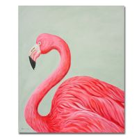 handpainted UACA6157 animal birds flamingo paintings