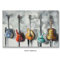 Handpainted UACA6029 Abstract Paintings Violin Oil Paintings