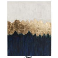 handpainted UACA6156 modern gold foil oil paintings abstract paintings