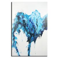 handpainted UACA6153 modern blue abstract paintings