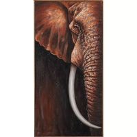 Wholesale Handpainted Animal Oil Paintings Framed Wall Art CAFA5039 Elephant Paintings