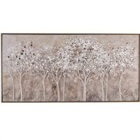 handpainted CAFA5195 abstract framed artwork forest oil paintings
