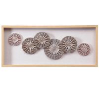 Wholesale Modern Natural Wood Carving 3D Shadow Box Wall Art Decoration