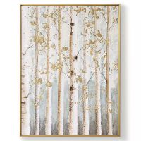 100% handpainted abstract forest canvas wall art CAFA5070 modern art paintings