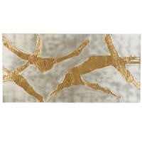 handpainted UACA6050 abstract oil paintings modern gold foil paintings