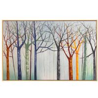 handpainted CAFA5181 colorful forest oil paintings art paintings