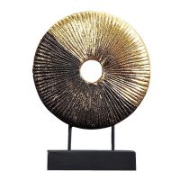 Wholesale Modern Gold and Black Table Art Sculpture UATB4069 Abstract Small Art Sculpture UA1164 Art