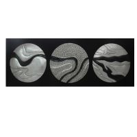 Wholesale Modern Wood Carving UASW2001 3D Wall Art Sculpture