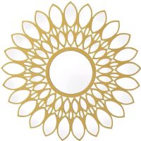 Modern Wood Carving 3D Wall Art Decorative Wall Art Mirror