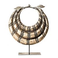 Wholesale Modern Gold Nacklace 3D Table Art Sculpture
