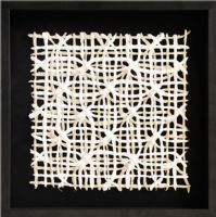 Wholesale Modern 3D Shadow Box Abstract Rice Paper Wall Art with Black Frame