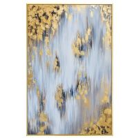 handpainted gold leaf abstract oil paintings CAFA5027 modern Framed Art decoration