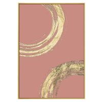 Wholesale Abstract Gold Leaf Oil Paintings CAFA5053 100% Handpainted Modern Gold Leaf Framed Wall Art for Home Decoration