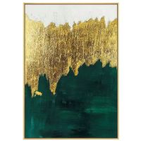 Modern Gold Leaf Oil Paintings CAFA5099 Canvas Wall Art Paintings