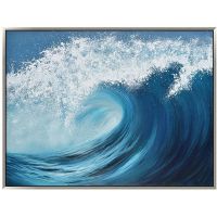 Wholesale Modern Sea Oil Paintings CAFA5192 Wave Wall Art Paintings Framed Canvas Artwork