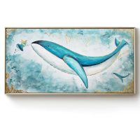 Wholesale Modern Whale Oil Paintings CAFA5217 Abstract Canvas Wall Art Paintings
