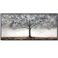 Wholesale Abstract Landscape Oil Paintings CAFA5222 Modern Forest Wall Art Paintings