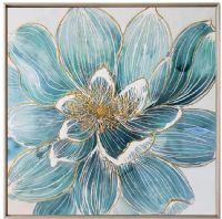 100% Handpainted CAFA5231 Modern Flower Art Paintings for Home Decoration