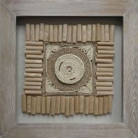 Wholesale Natural 3-D Shadow Box UASB1208 Veneer Art