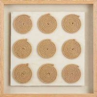 Beautiful 3D Shadow Box UASB1288 Ropes Wall Art Decoration