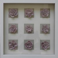 Wholesale Modern 3D Shadow Box UASB1328 Ceramic Wall Art Decoration