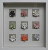 Wholesale Modern 3D Shadow Box UASB1329 Ceramic Wall Art Decoration