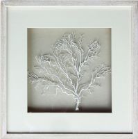 White 3D Shadow Box UASB1362C Coral Tree Wall Art Decoration