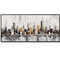 Modern Cityscape Oil Paintings CAFA5369 Abstract Wall Art Paintings