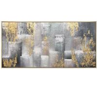 Wholesale CAFA5375 Modern Gold Foil Oil Paintings