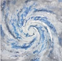 handpainted UACA6240 Abstract Revolving Typhoon Oil Paintings