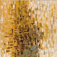 handpainted modern gold oil paintings UACA6254 abstract canvas wall art paintings