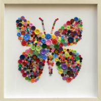 Wholesale UASB1509 modern 3d shadow box colorful fastener wall art decoration