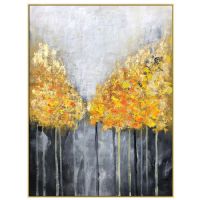 handpainted CAFA5008 abstract forest oil paintings artwork