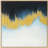 Wholesale Modern Gold Oil Paintings CAFA5377 Abstract Canvas Wall Art Paintings