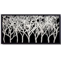 Wholesale modern 3d shadow box UASB1476 Tree Rice Paper Artwork