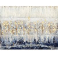 handpainted UACA6031 abstract gold foil wall art paintings